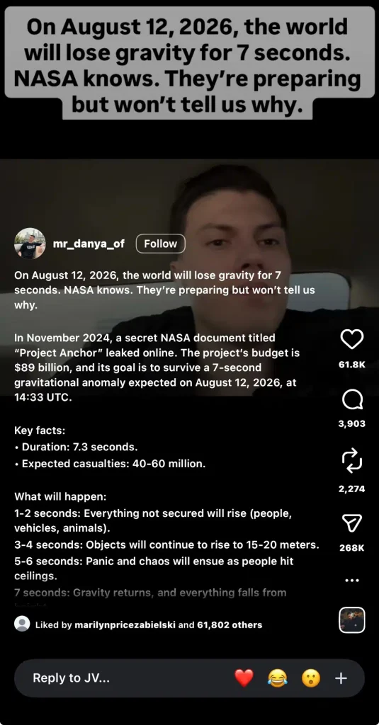 Схоже, Земля втратить гравітацію на 7 секунд у 2026 році — що кажуть в NASA
