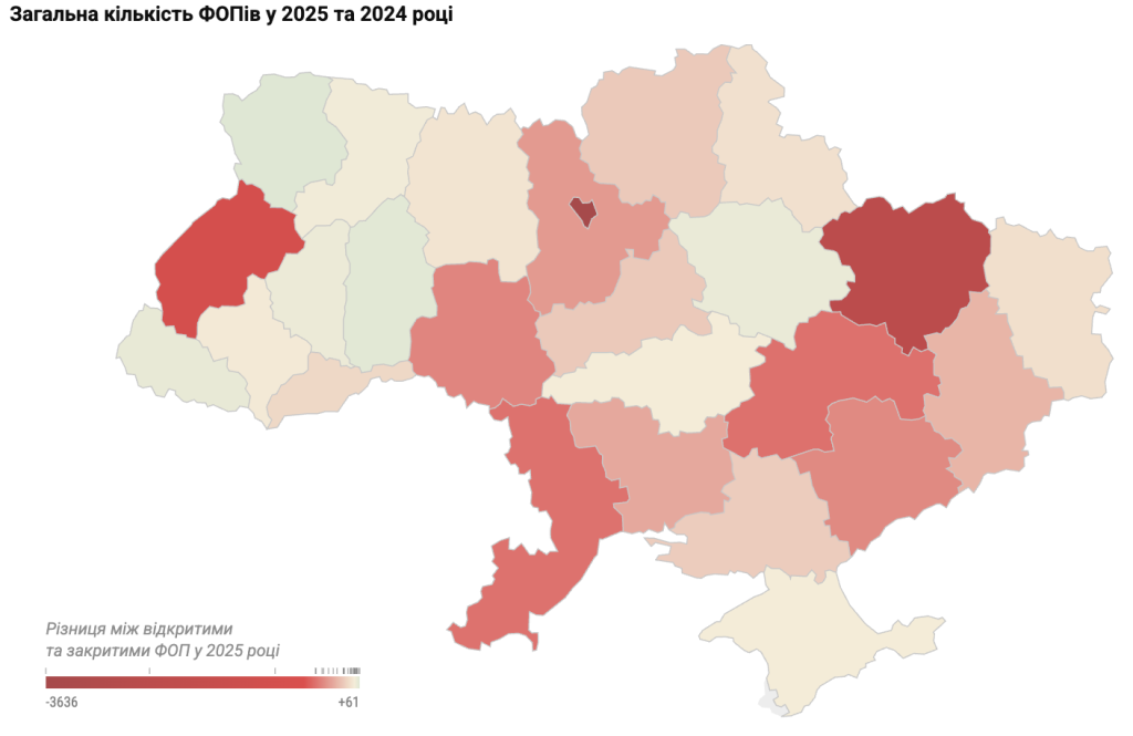 В Україні стало на 13 000 менше ІТ-ФОПів — де найбільше закриттів