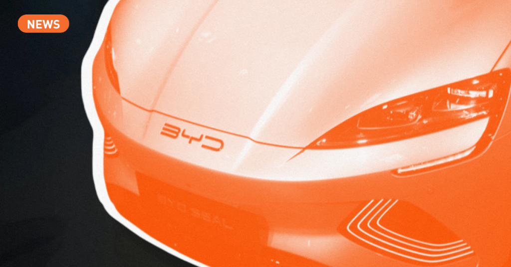 Прибуток BYD знизився вперше за чотири роки