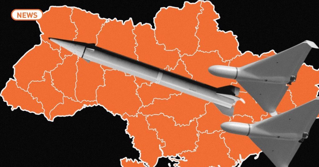 Один з наймасштабніших ударів за повномасштабну війну: росіяни випустили по Україні 731 ракет і дронів